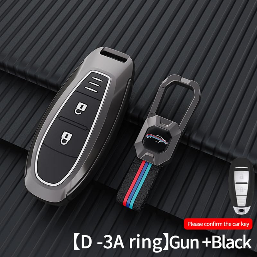 ZINC ALLOY + SILICONE CAR KEY CASE | MARUTI SUZUKI | FOR 3 BUTTON KEY