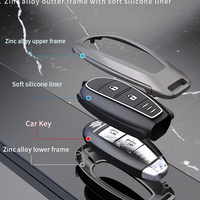 ZINC ALLOY + SILICONE CAR KEY CASE | MARUTI SUZUKI | FOR 3 BUTTON KEY