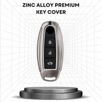NISSAN | ZINC ALLOY + SILICONE CAR KEY CASE | FOR 3 BUTTON KEY
