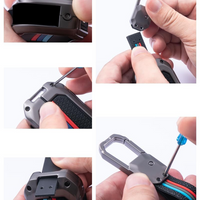 HONDA | ZINC ALLOY + SILICONE CAR KEY CASE | FOR 2 BUTTON KEY