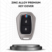 RENAULT | ZINC ALLOY + SILICONE CAR KEY CASE | FOR 2 BUTTON KEY