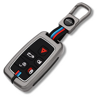 RANGE ROVER | ZINC ALLOY + SILICONE CAR KEY CASE | FOR 5 BUTTON KEY