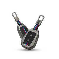 RENAULT | ZINC ALLOY + SILICONE CAR KEY CASE | FOR 2 BUTTON KEY
