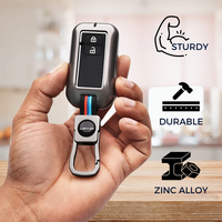 ZINC ALLOY + SILICONE CAR KEY CASE | MARUTI SUZUKI | 2 BUTTON KEY