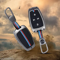 ZINC ALLOY + SILICONE CAR KEY CASE | TATA | FOR 4 BUTTON KEY