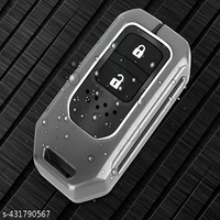 HONDA | ZINC ALLOY + SILICONE CAR KEY CASE | FOR 2 BUTTON KEY