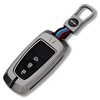 FORD | ZINC ALLOY + SILICONE CAR KEY CASE | FOR 3 BUTTON KEY