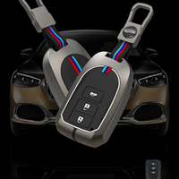 TOYOTA | ZINC ALLOY + SILICONE CAR KEY CASE | FOR 3 BUTTON KEY