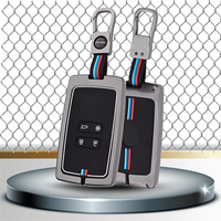 RENAULT | ZINC ALLOY + SILICONE CAR KEY CASE | FOR 4 BUTTON KEY