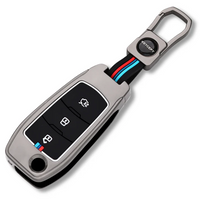 FORD | ZINC ALLOY + SILICONE CAR KEY CASE | FOR 3 BUTTON KEY