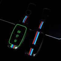 HYUNDAI | ZINC ALLOY + SILICONE CAR KEY CASE | FOR 3 BUTTON KEY